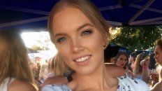 La australiana de 21 años estaba desaparecida desde el sábado. Hoy se confirmó su muerte en el atentado. La australiana de 21 años estaba desaparecida desde el sábado. Hoy se confirmó su muerte en el atentado.