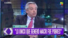 Alberto Fernández estuvo anoche en el programa La cornisa que se emite por América. Alberto Fernández estuvo anoche en el programa La cornisa que se emite por América.