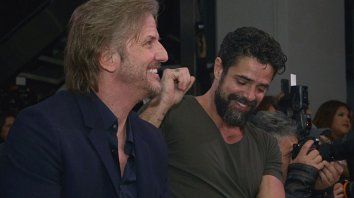 Facundo Arana y Luciano Castro en la presentación de la tira de Telefé, Pequeña Victoria. Facundo Arana y Luciano Castro en la presentación de la tira de Telefé, Pequeña Victoria.