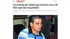 wagner: el gemelo violador que ya habia sido noticia nacional en 2013 wagner: el gemelo violador que ya habia sido noticia nacional en 2013
