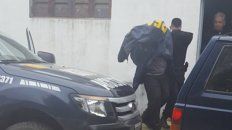 Uno de los detenidos hoy en Paraná. Uno de los detenidos hoy en Paraná.