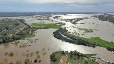 Las costas de Concepción del Uruguay rodeadas de agua (Fotos gentileza Zumdrone). Las costas de Concepción del Uruguay rodeadas de agua (Fotos gentileza Zumdrone).