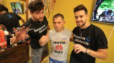 Iniciativa. Pato, Leonardo y Maxi sostienen una destacada labor social en los barrios. Iniciativa. Pato, Leonardo y Maxi sostienen una destacada labor social en los barrios.