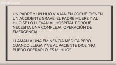 el sencillo acertijo de un padre, un hijo y una eminencia medica que llama a la reflexion el sencillo acertijo de un padre, un hijo y una eminencia medica que llama a la reflexion