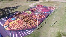 Una imagen tomada desde el dron. Una imagen tomada desde el dron.