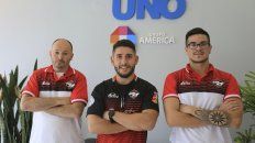 Representantes. Alejandro Fischer, Francisco Fernández y Emiliano Retamal, protagonistas de Unión Árabe. Representantes. Alejandro Fischer, Francisco Fernández y Emiliano Retamal, protagonistas de Unión Árabe.