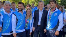 Juliette y Pancho formaron parte de la comitiva que fue recibida por el presidente Macri. Juliette y Pancho formaron parte de la comitiva que fue recibida por el presidente Macri.