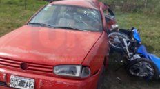 motociclista murio tras chocar contra un auto motociclista murio tras chocar contra un auto