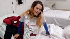 tras ser trasplantada, la vialense yamila ramirez recibio el alta tras ser trasplantada, la vialense yamila ramirez recibio el alta