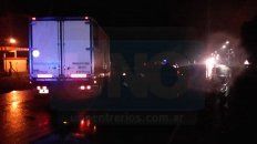 chocaron un camion y un automovil en el ingreso a crespo chocaron un camion y un automovil en el ingreso a crespo