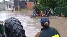 En Rosario del Tala 170 personas permanecen evacuadas En Rosario del Tala 170 personas permanecen evacuadas