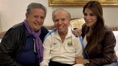 Aliados. Una de las últimas fotos de Zulemita, con su padre y Duhalde. Aliados. Una de las últimas fotos de Zulemita, con su padre y Duhalde.