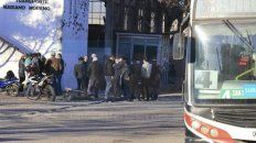 pese la intervencion de trabajo, sigue el paro de colectivos pese la intervencion de trabajo, sigue el paro de colectivos