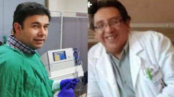 El doctor Gustavo Vidales (izq.) y el doctor Marco Ortiz (der.), ambos infectados con arenavirus. El doctor Gustavo Vidales (izq.) y el doctor Marco Ortiz (der.), ambos infectados con arenavirus.