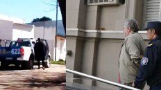 el momento en el que la policia detiene a broggi el momento en el que la policia detiene a broggi