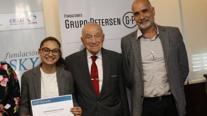 Valentina, Enrique Eskenazi y Esteban Feuerstein. Valentina, Enrique Eskenazi y Esteban Feuerstein.