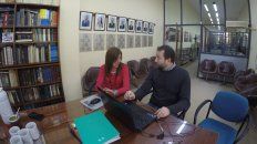 Graciela Bejar y Germán Stahringer en el Colegio de Ingenieros. Graciela Bejar y Germán Stahringer en el Colegio de Ingenieros.