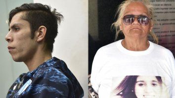No se vieron. La madre de la víctima y otros familiares quedaron afuera, en el pasillo de Tribunales. No se vieron. La madre de la víctima y otros familiares quedaron afuera, en el pasillo de Tribunales.
