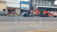 colisionada por un colectivo colisionada por un colectivo