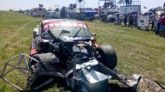 Así quedó el auto de Germán Todino Así quedó el auto de Germán Todino
