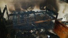 parana: por un colchon se le incendio la casa parana: por un colchon se le incendio la casa