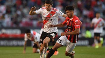 De entrada. Aruga formó parte del 11 inicial en el Monumental. De entrada. Aruga formó parte del 11 inicial en el Monumental.