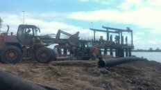 por la bajante del rio se resiente de nuevo el servicio de agua por la bajante del rio se resiente de nuevo el servicio de agua