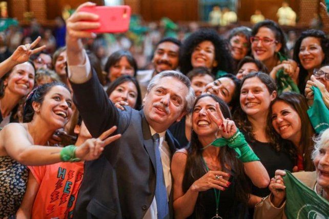 Fernández ratificó que se avanzará con el proyecto del aborto.