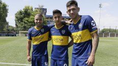 Vázquez (a la derecha) junto a Weigandt y Cañete. Vázquez (a la derecha) junto a Weigandt y Cañete.