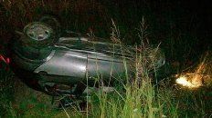 mordio la banquina y volco en ruta 18 mordio la banquina y volco en ruta 18