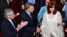 el gelido saludo entre cristina y mauricio el gelido saludo entre cristina y mauricio