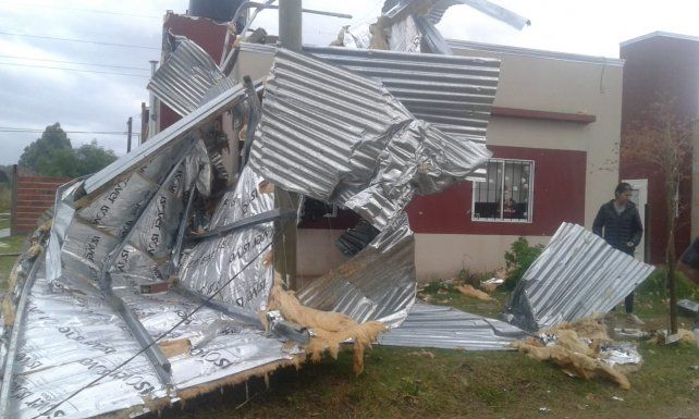 Concordia está muy afectada por la gran tormenta