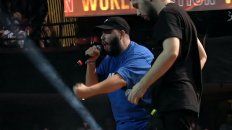 El venezolano Lancer Lirical pasando a la semifinal. El venezolano Lancer Lirical pasando a la semifinal.