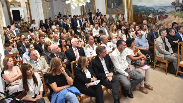 Los padres de Micaela García estuvieron en primera fila. (Foto Prensa Poder Judicial de Entre Ríos)