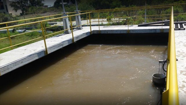 La plata potabilizadora de agua.