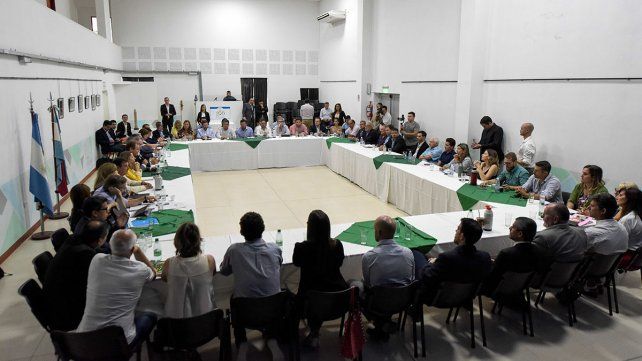 Desde Colón, Bordet procuró llevar un mensaje de tranquilidad ante el coronavirus.