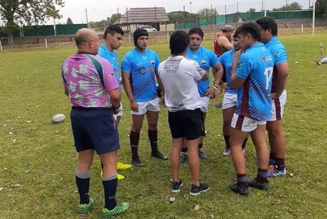 Coronavirus: Los chicos de Andina ya estaban listos para saltar a la cancha cuando recibieron la noticia de la suspensión. Gentileza/Alexis Rezet
