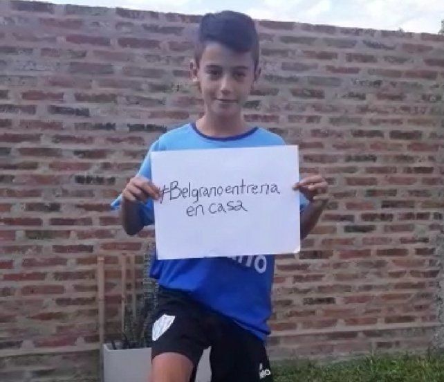 Coronavirus: los jugadores de Belgrano entrenan en sus casas, en las diferentes categorías