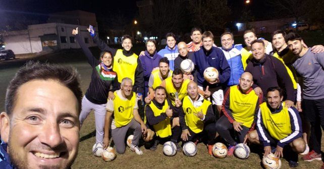 Antes de la cuarentena con el grupo de trabajo 