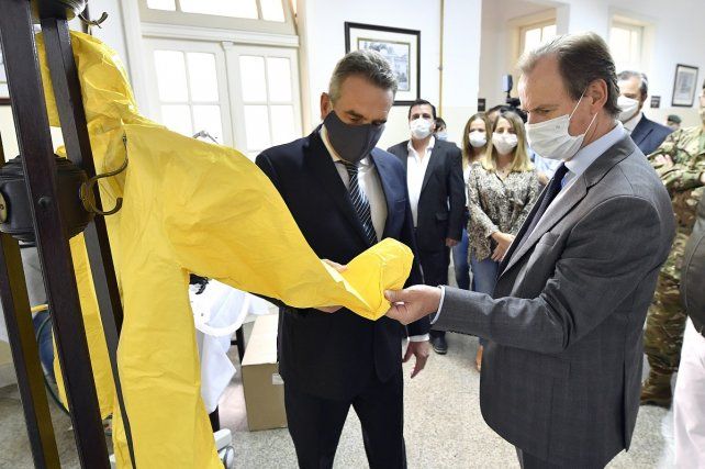 Bordet y Rossi se refirieron al envío de insumos a la provincia, entre ellos los respiradores, en el marco de la pandemia por coronavirus. 