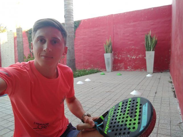 Matías Rivera se prepara en su casa para volver