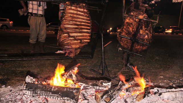 Costillar al aire libre
