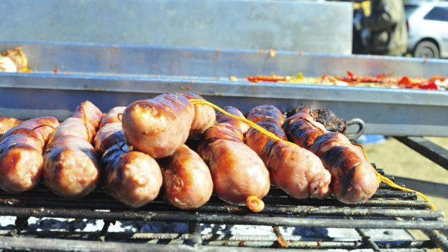 Los chorizos en la previa.