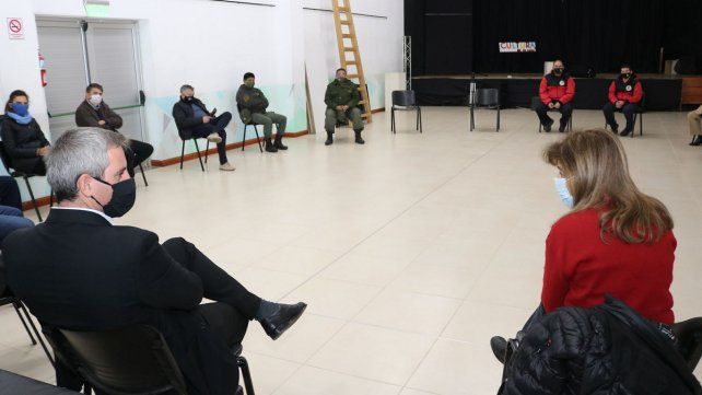 El intendente Walser se reunió con el comité de emergencia de Colón.