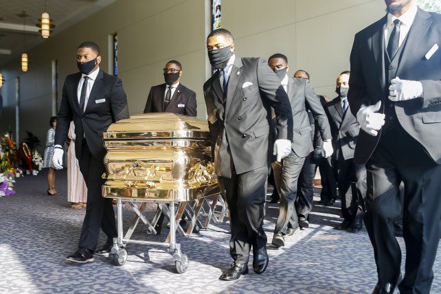 El funeral de George Floyd, asesinado por la Policía estadounidense.
