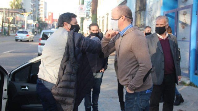 Arroyo e Insaurralde compartieron una actividad el miércoles.