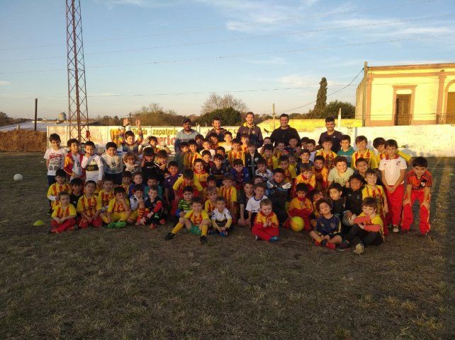 El ex Patronato en su club en La Paz