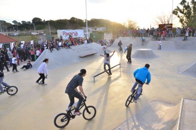 El día de la inauguración.