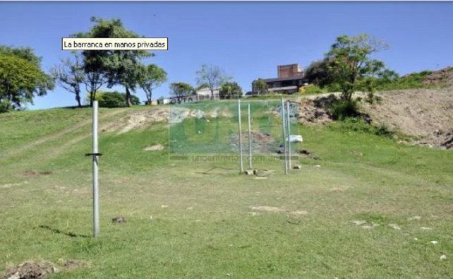 Retiraron el equipamiento para realizar ejercicios porque la tierra estaba en movimiento.