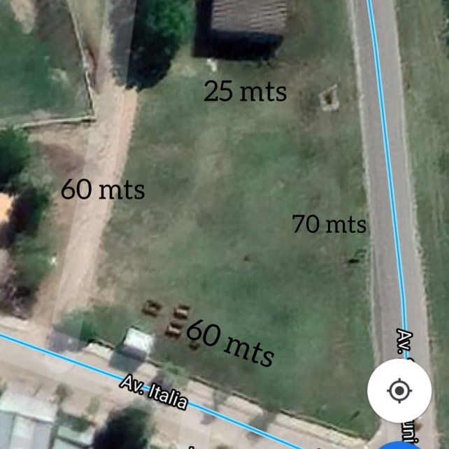 Toma aérea del predio.